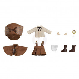 Original Character Parts for Nendoroid Doll figúrkas Outfit Set Detective - Girl (Brown)